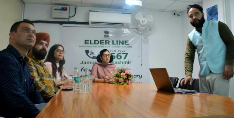 DC Jammu attends 1st anniversary celebration of  Elderline