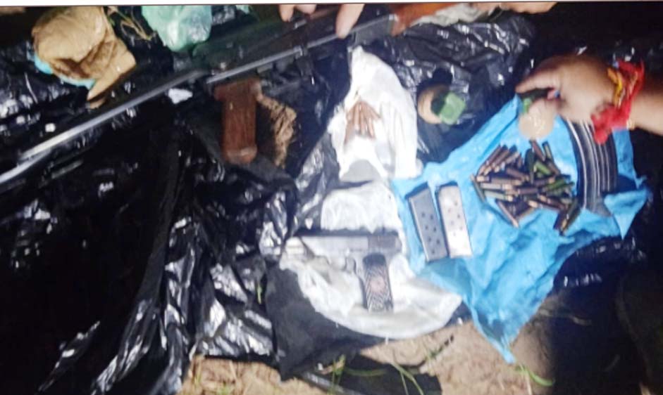 J&K: Arms, ammunition dropped by Pakistani drone recovered near international border
