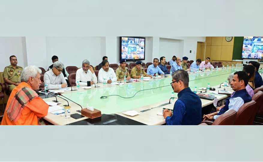 Lt Governor chairs high level meeting to review preparedness for upcoming festivals