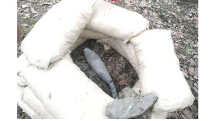 Rusted mortar shell defused in Samba