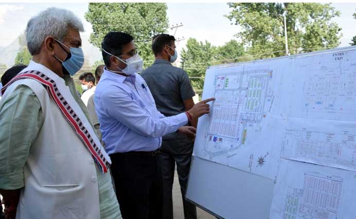 Operationalization of DRDO's Hospitals in Jammu, Srinagar will strengthen Government’s efforts against Covid pandemic: Manoj Sinha