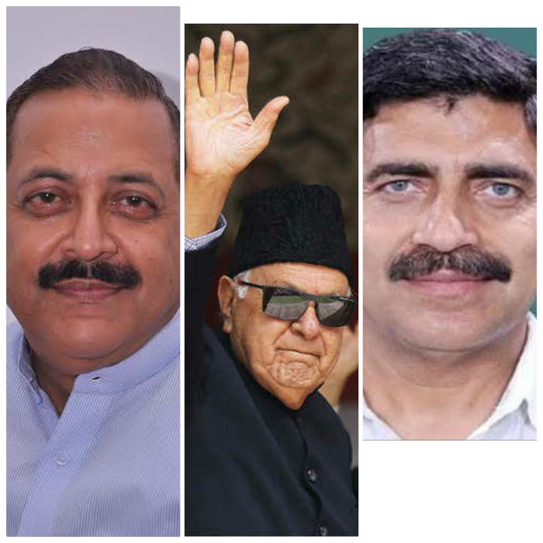 Jitender, Jugal, Farooq get clear leads , tough fight in Anantnag & Leh