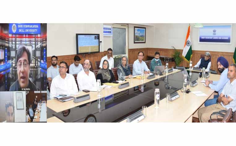 CS lays out steps to create enabling ecosystem for promotion of skill development in J&K