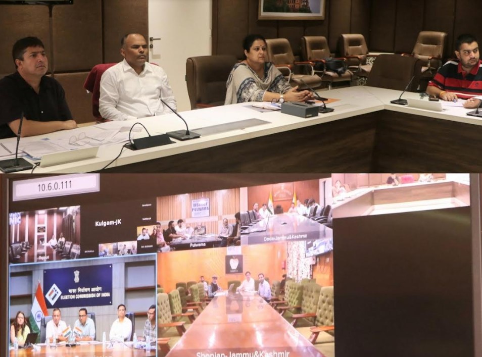 ECI conducts virtual conference to review SVEEP activities, AMFs for electorate in J&K