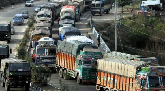 Kashmir highway reopens for essential service vehicles