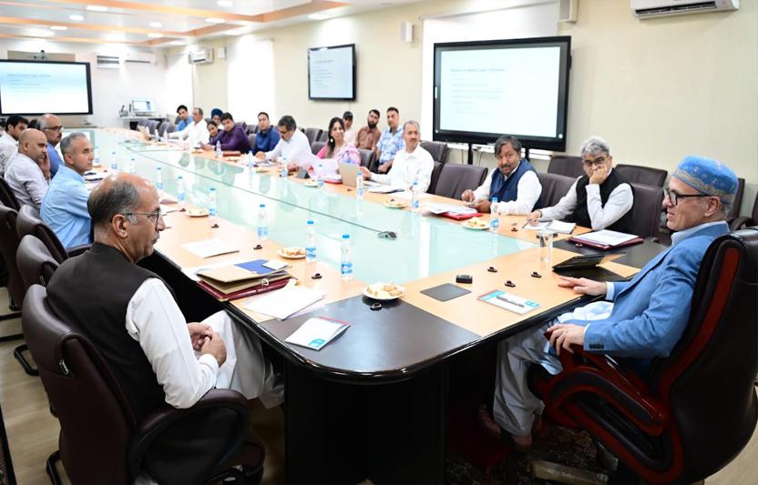 CM Omar Abdullah reviews works plan under Capex of Estates, Revenue, Tourism & Culture Departments