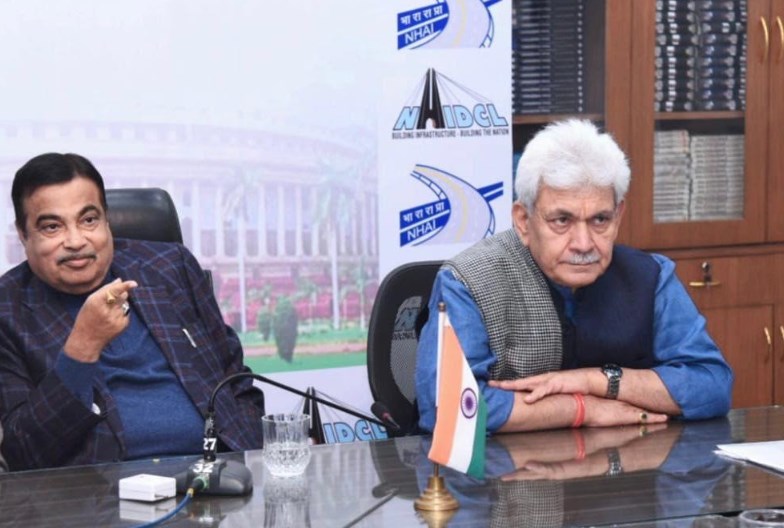 Union Minister Shri Nitin Gadkari & Lt Governor Reviews the Progress of Ongoing National Highway Projects in J&K
