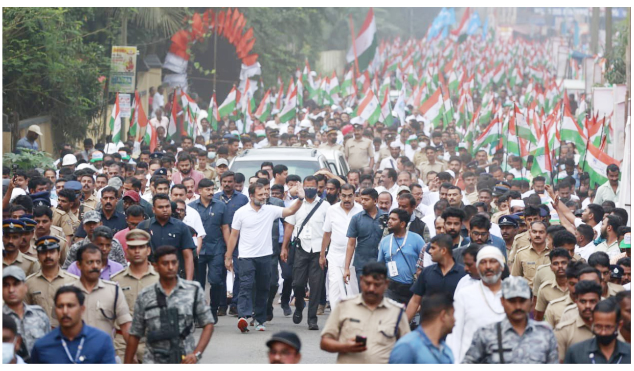 Last phase of Congress's Bharat Jodo Yatra in Kerala ends