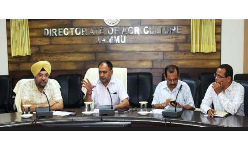 Dir Agri Jammu reviews action plan for production & distribution of Fortified Rice
