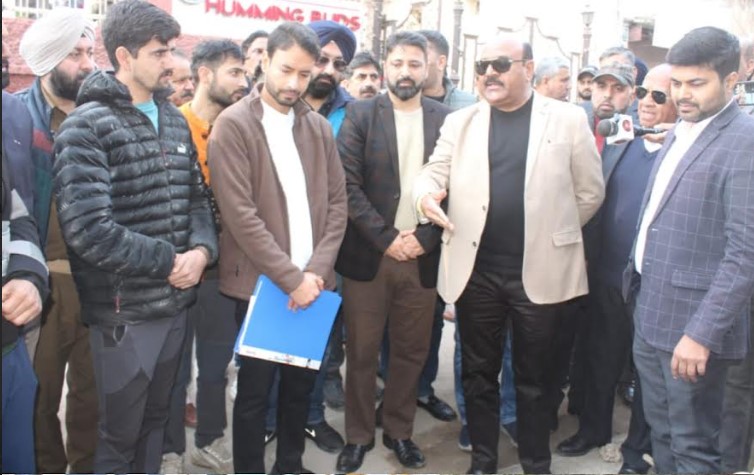 Dy CM inspects Smart City works; asks to fast pace Jammu beautification