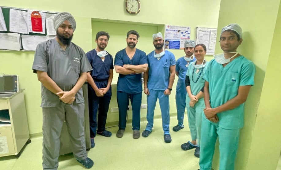 First ever case of Physiological Heart Pacing in J&K done by Dr. Nikhil Mahajan at SMVD Narayana Hospital