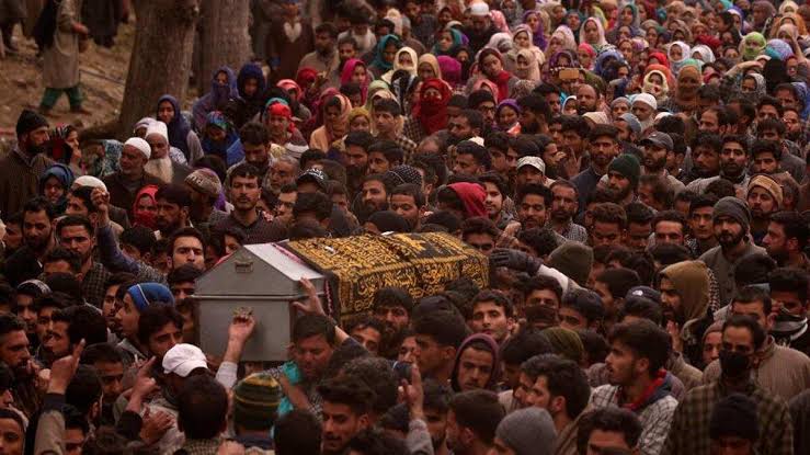 Dozens arrested in JK's Sopore for attending funeral of slain JeM commander