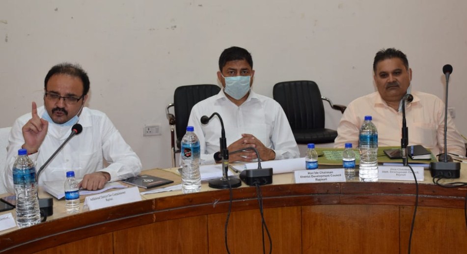 DDC Chairman takes stock of developmental scenario in Rajouri district at Council meeting