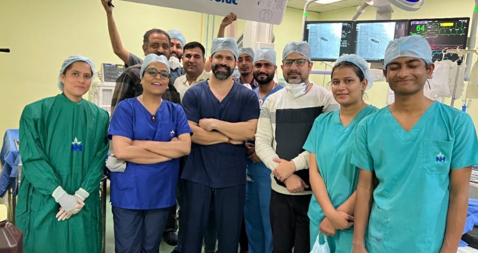 Dr. Nikhil Mahajan Performs J&K's first LEADLESS PACEMAKER - MICRA at SMVD Narayana Hospital 