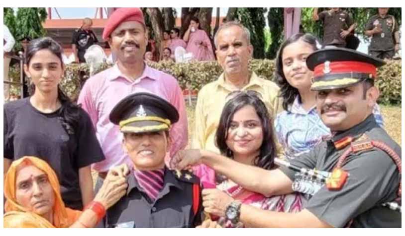 Galwan hero’s wife becomes Army officer; posted to eastern Ladakh