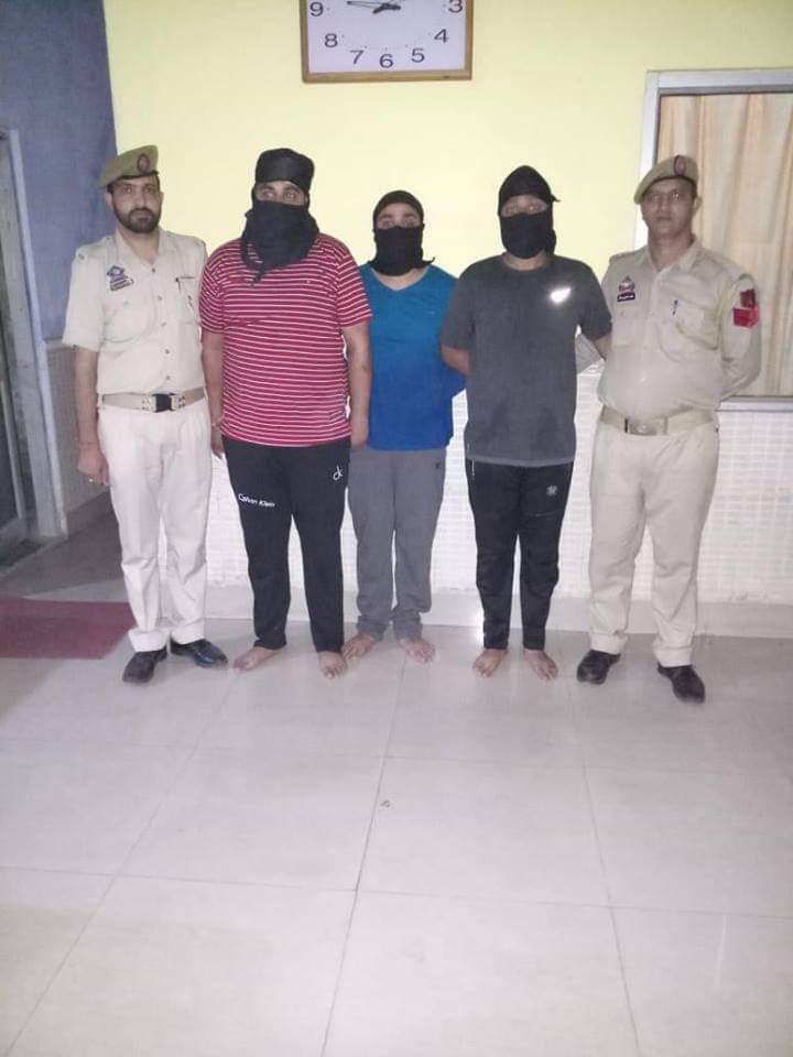 Three accused of murder arrested by Gandhi Nagar police 