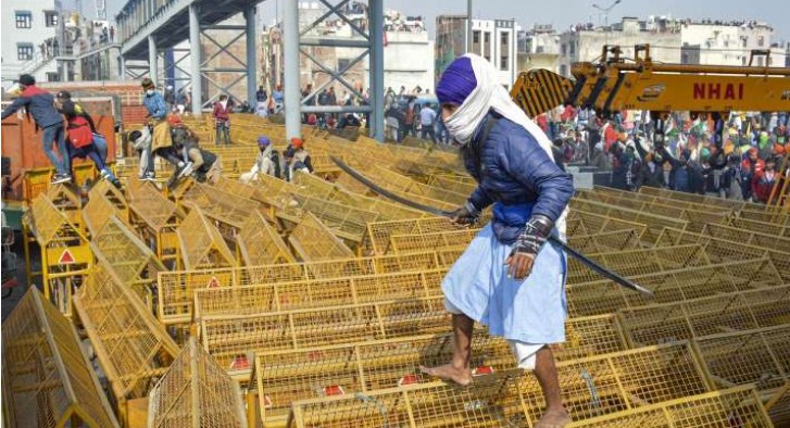 Traffic affected in parts of Delhi due to farmers' tractor rally