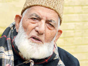 Syed Ali Shah Geelani admitted in ICU at SKIMS