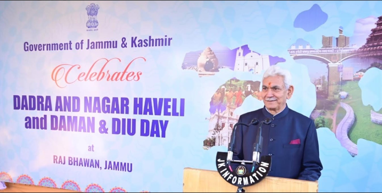 J&K Raj Bhawan celebrates Dadra and Nagar Haveli & Daman and Diu UT Day