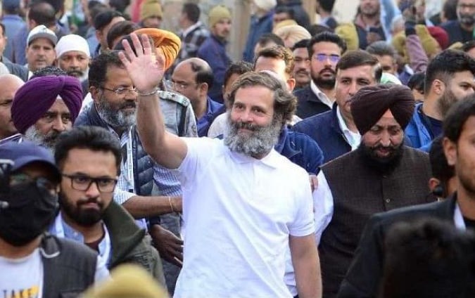 BJP, RSS created atmosphere of fear, hatred in country: Rahul Gandhi at Pathankot rally