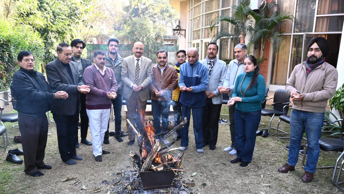 The Institution of Engineers (India), Jammu Local Centre Celebrates Lohri Milan Festival with Great Enthusiasm