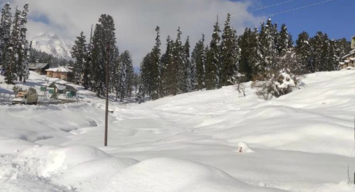 Gulmarg turns white as Kashmir valley receives fresh snowfall
