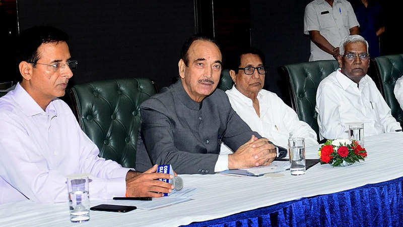 Opposition leaders meet as Congress to hit streets tomorrow to protest economic slowdown, unemployment
