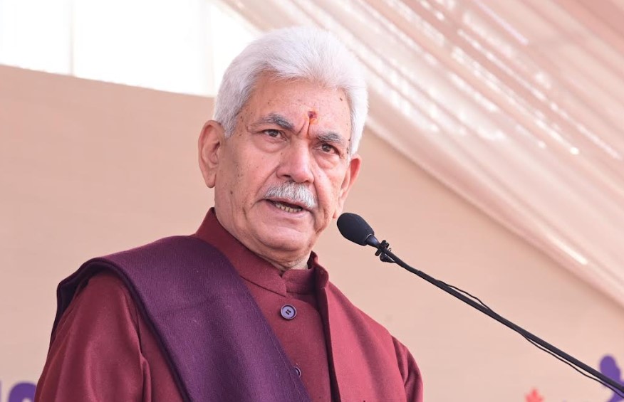 Record tourists’ arrival stands as a testimony to the peace, progress and prosperity in J&K: LG Sinha