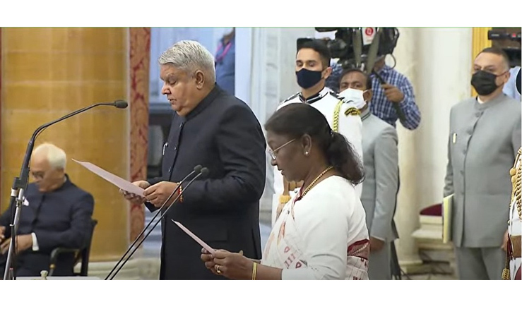 Jagdeep Dhankhar sworn in as 14th Vice President of India