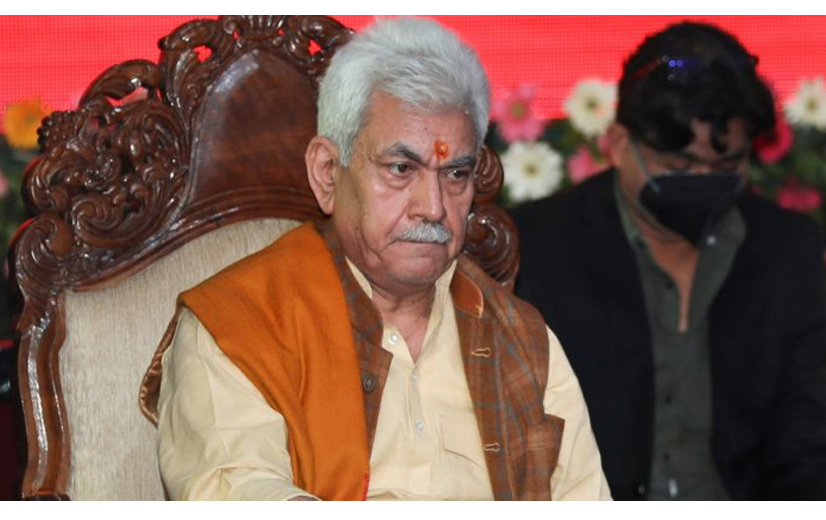 LG Manoj Sinha condemns Militant attack on labourers in Pulwama