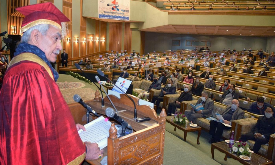 Lt Governor addresses 1st Convocation of Islamic University of Science and Technology