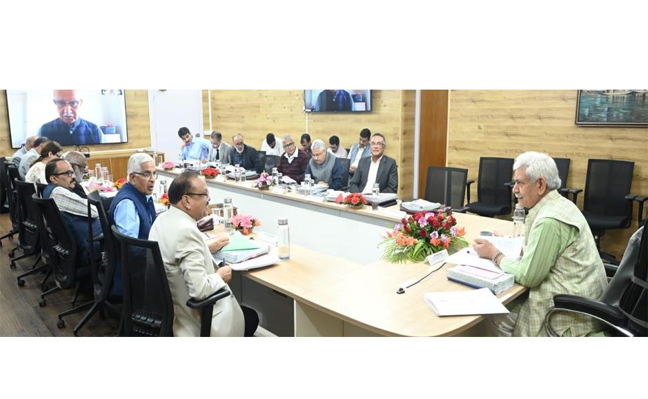 Lieutenant Governor chairs 2nd University Council Meeting of Cluster University of Srinagar