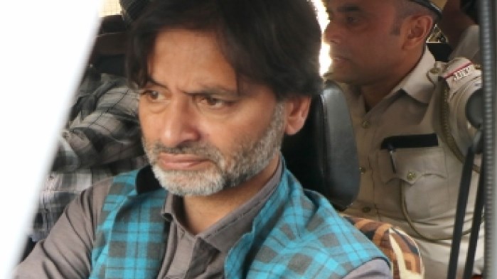 Jailed separatist leader Yasin Malik virtually appears in Delhi HC in terror funding case