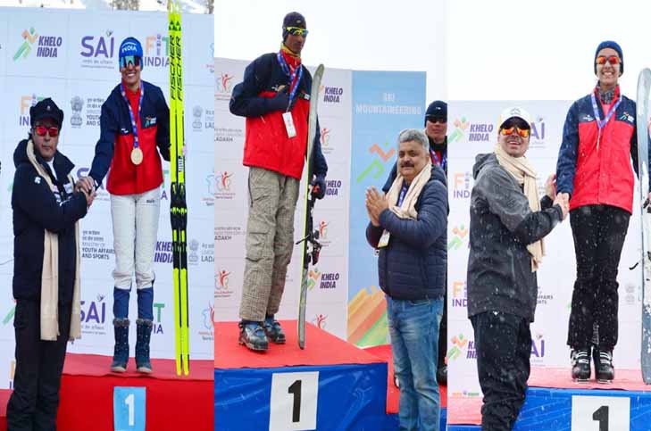 J&K wins four medals; Shahid , Viqar, , Sobia, Gousia clinch titles in different disciplines