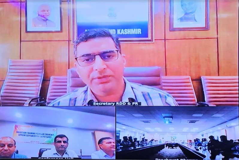 Secy RDD inaugurates 28-day training program for newly appointed Panchayat Secretaries
