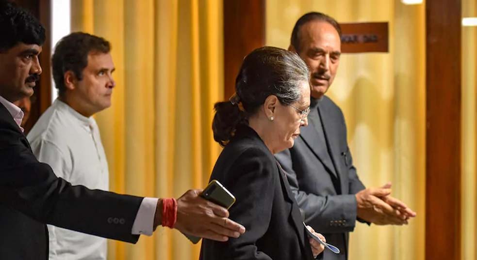 Congress chief appointed without election may not even have 1% support, says Ghulam Nabi Azad