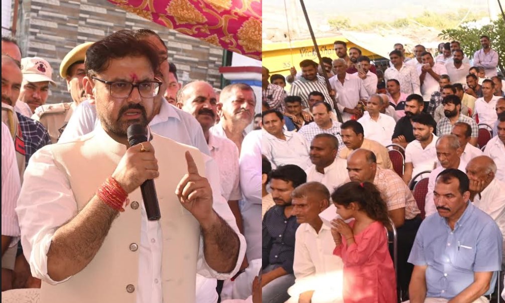 Satish Sharma visits Chamb; reviews public welfare development programs