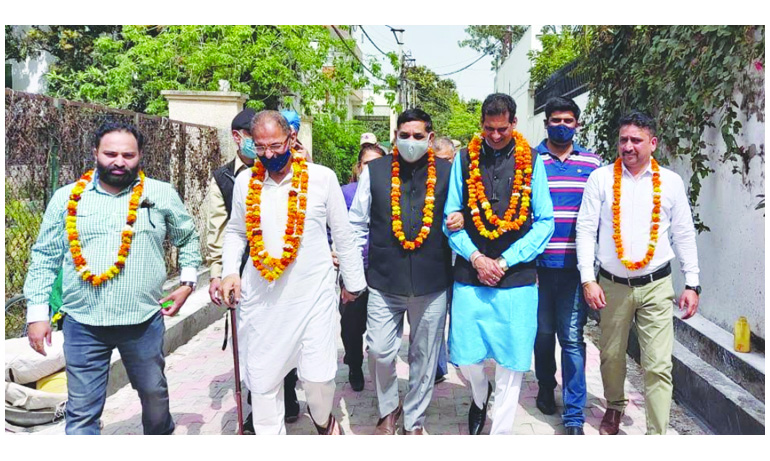 Development top on agenda of BJP: Kavinder