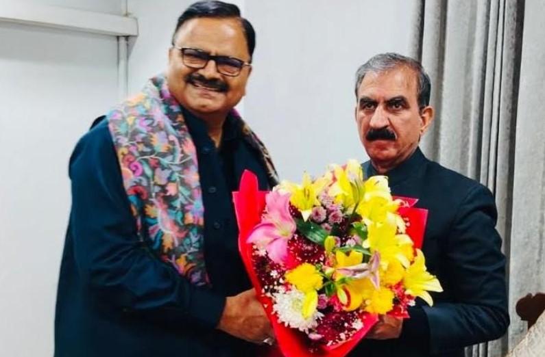 Javed Rana calls on Union Forest Minister, HP Chief Minister