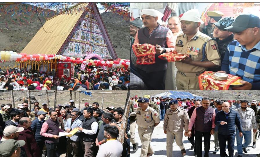Shri Machail Mata Ji Temple reopens; Div Com, IGP Jammu pay obeisance, review Yatra-2026 arrangements