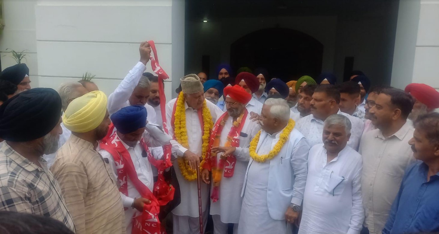 Several BJP leaders, workers join National Conference in presence of Dr. Farooq Abdullah 