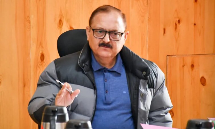 Advisor UT Ladakh Chairs Review Meeting of the Expenditure of Funds Police Department