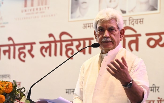‘Mahatma Gandhi did not have a single university degree’: J&K LG Manoj Sinha