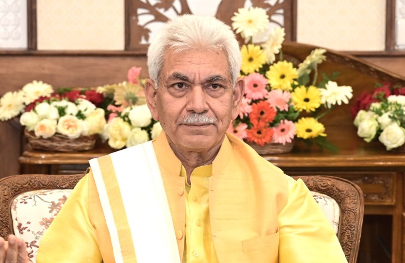 LG Manoj Sinha requests HRD Minister for CUET centres in J&K