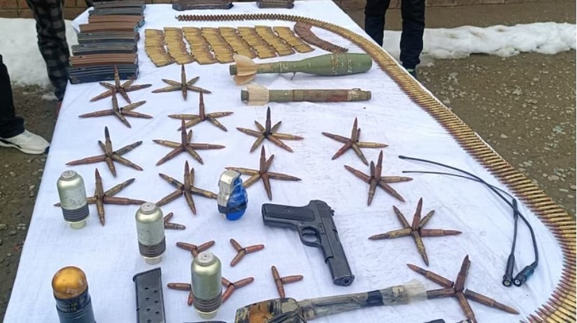 Huge cache of arms and ammo recovered in Kulgam, six arrested