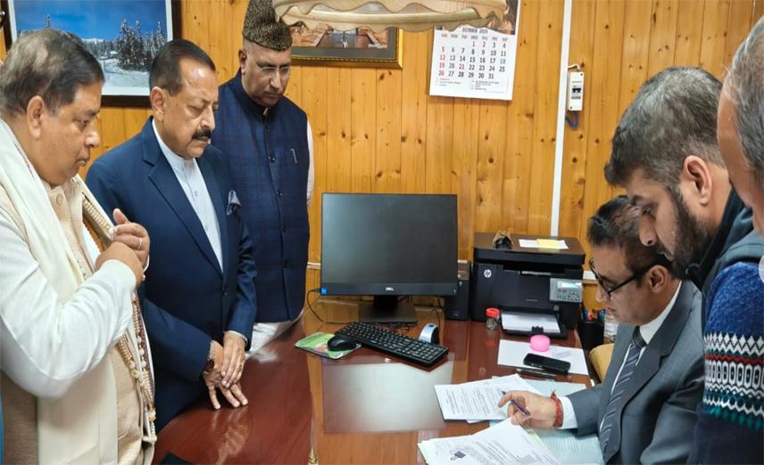 BJP’s Sat Sharma submits nomination for Rajya Sabha elections