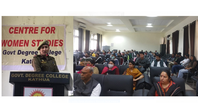 Workshop on women's security organised at GDC Kathua; Sanjeevan delivers keynote lecture