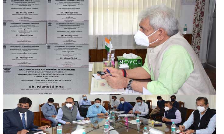 J&K: LG Manoj Sinha dedicates 7 Power Infrastructure Projects worth Rs 10.11 Crore