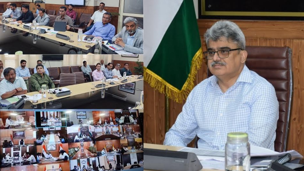 Atal Dulloo reviews implementation of Jal Shakti Abhiyan-Catch the Rain in J&K
