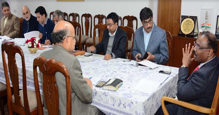 Lt Governor reviews functioning of Industries and Commerce Department